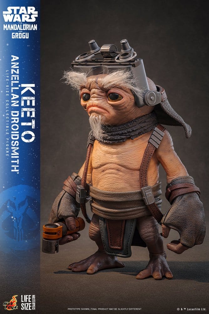 Hot Toys Star Wars The Mandalorian & Grogu Keeto (Anzellan Droidsmith) Life-Size Figur