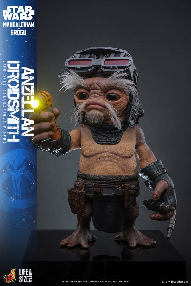 Hot Toys Star Wars The Mandalorian & Grogu Lebensgroße Anzellan Droidsmith Figur