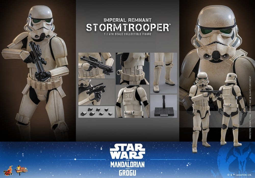 Hot Toys Star Wars: The Mandalorian & Grogu Movie Masterpiece Actionfigur 1/6 Imperial Remnant Stormtrooper 30 cm