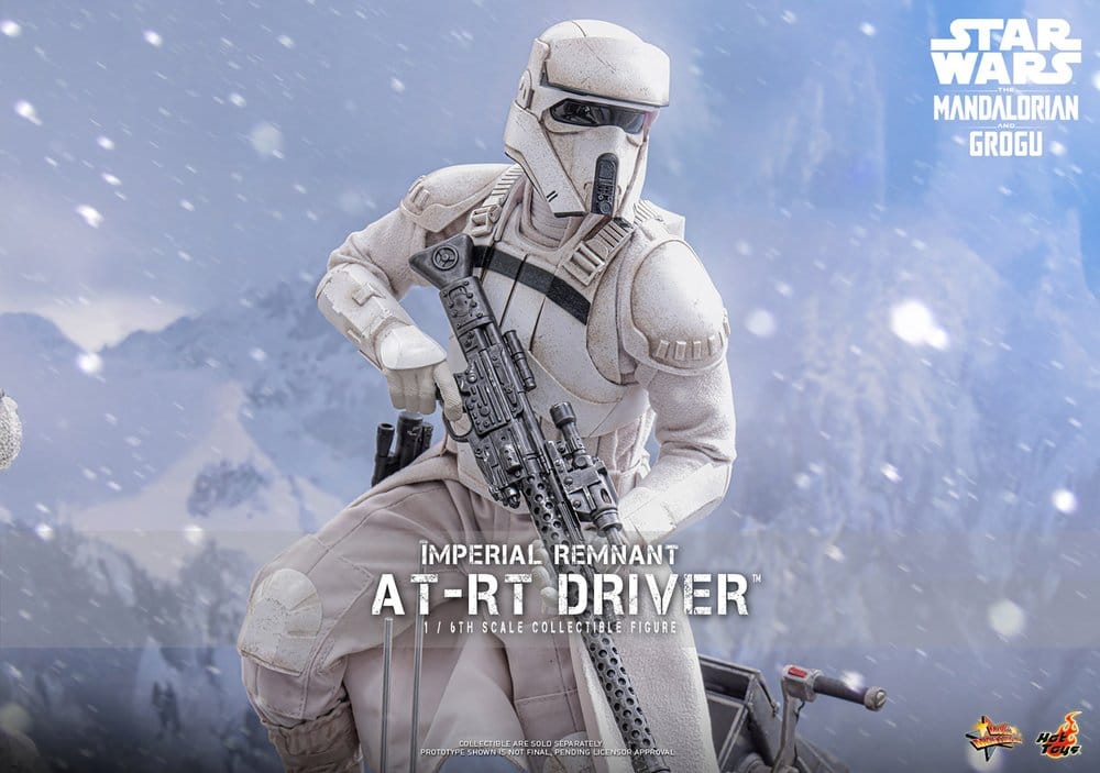 Hot Toys Star Wars: The Mandalorian & Grogu Movie Masterpiece Actionfiguren Set 1/6 Imperial Remnant AT-RT Driver &