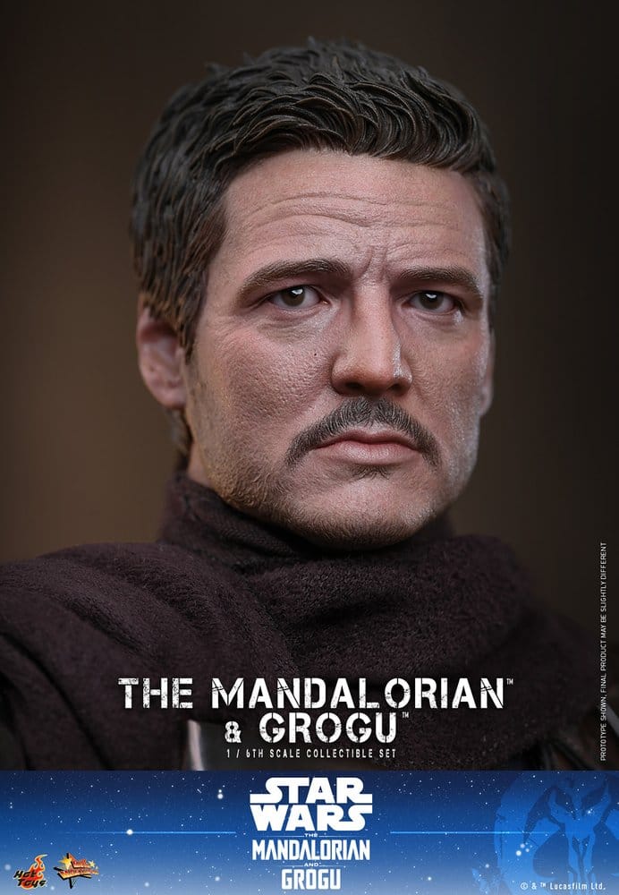 Hot Toys Star Wars: The Mandalorian & Grogu Movie Masterpiece Actionfigur 1/6 The Mandalorian and Grogu 31 cm