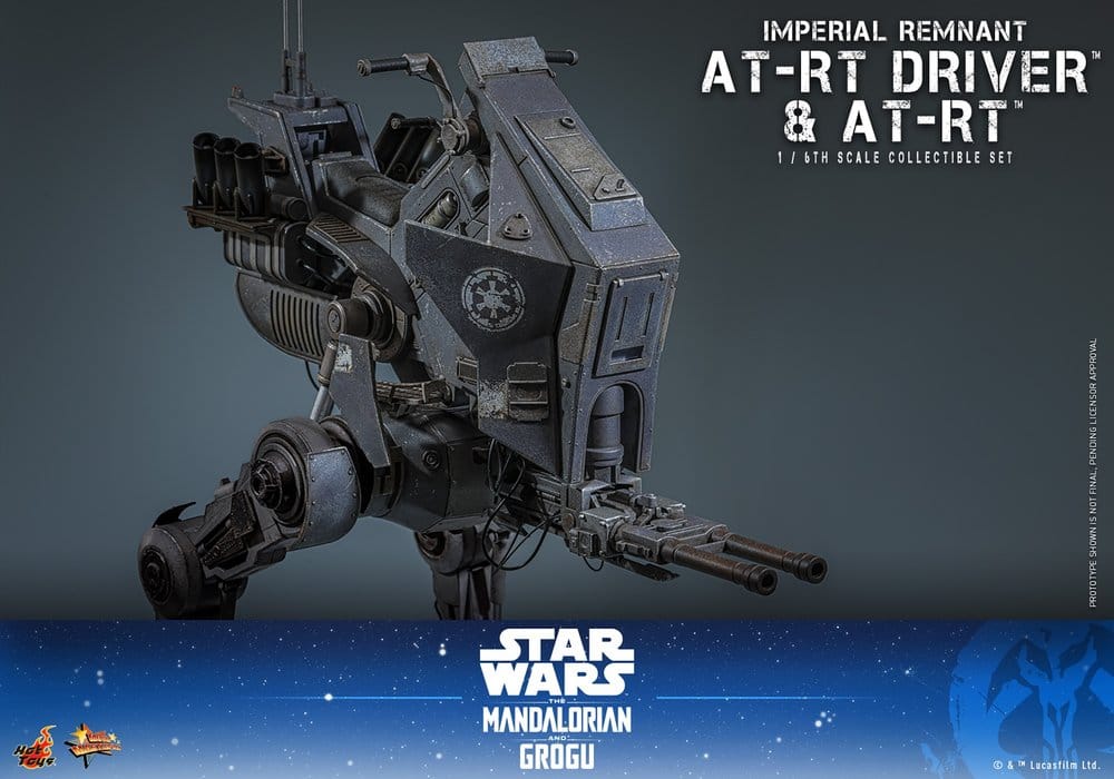 Hot Toys Star Wars: The Mandalorian & Grogu Movie Masterpiece Actionfiguren Set 1/6 Imperial Remnant AT-RT Driver &