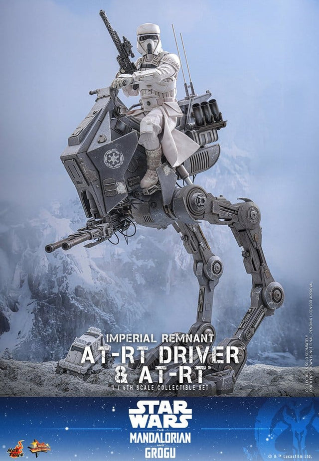 Hot Toys Star Wars: The Mandalorian & Grogu Movie Masterpiece Actionfiguren Set 1/6 Imperial Remnant AT-RT Driver &