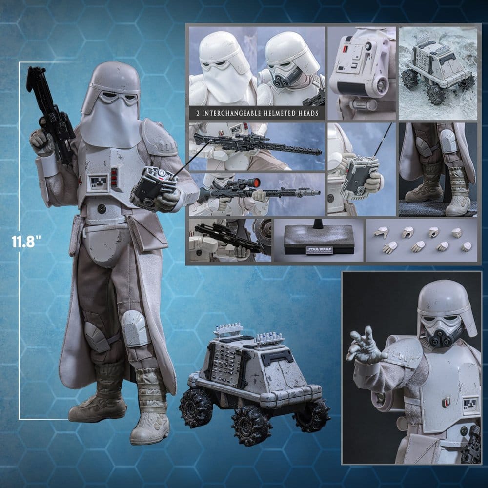 Hot Toys Star Wars: The Mandalorian & Grogu Movie Masterpiece Actionfigur 1/6 Imperial Remnant Snowtrooper 30 cm