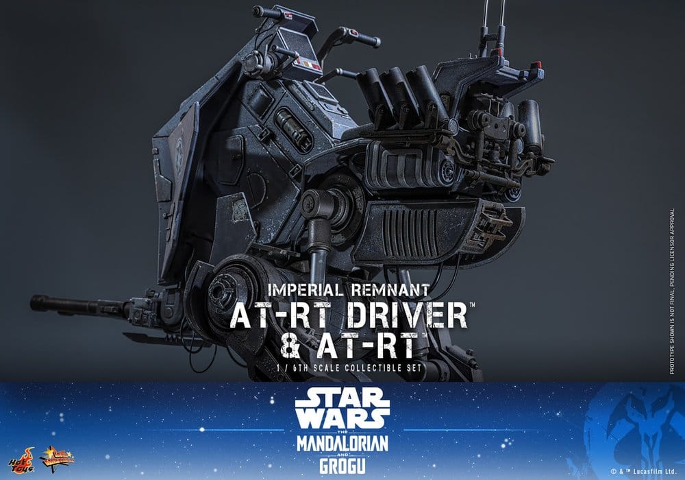 Hot Toys Star Wars: The Mandalorian & Grogu Movie Masterpiece Actionfiguren Set 1/6 Imperial Remnant AT-RT Driver &