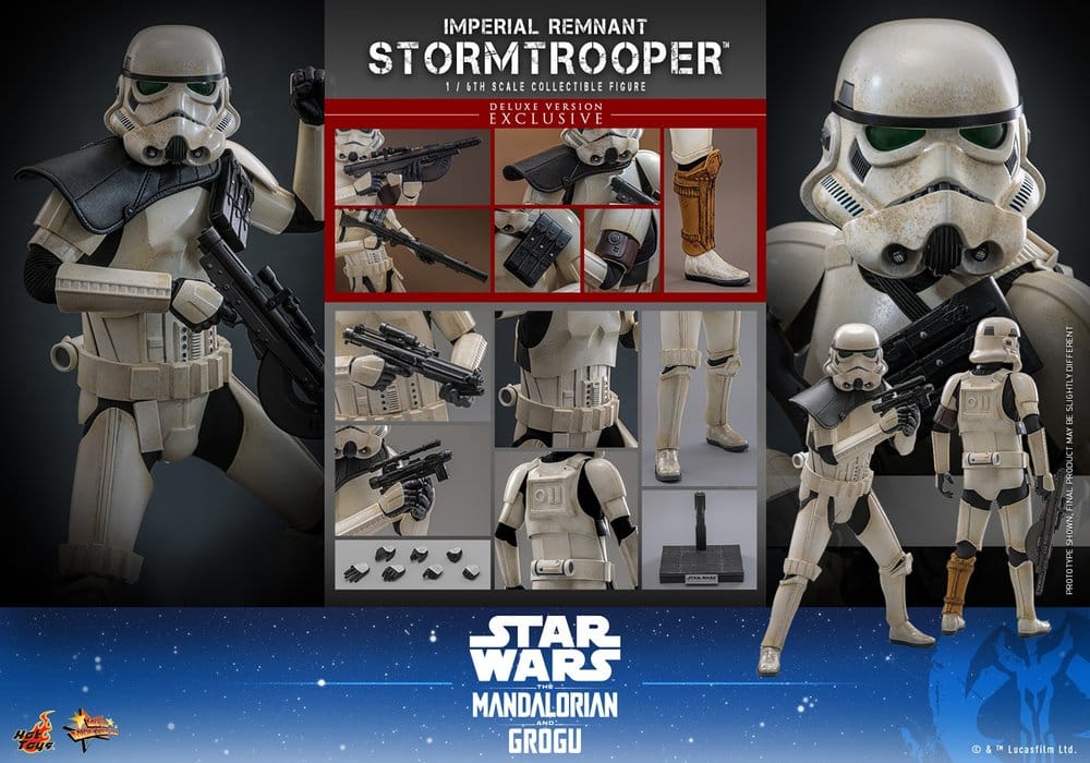 Hot Toys Star Wars: The Mandalorian & Grogu Movie Masterpiece Actionfigur 1/6 Imperial Remnant Stormtrooper (Deluxe