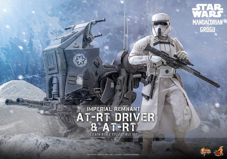 Hot Toys Star Wars: The Mandalorian & Grogu Movie Masterpiece Actionfiguren Set 1/6 Imperial Remnant AT-RT Driver &