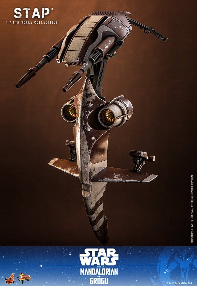 Hot Toys Star Wars: The Mandalorian & Grogu Movie Masterpiece Zubehör 1/6 STAP 32 cm