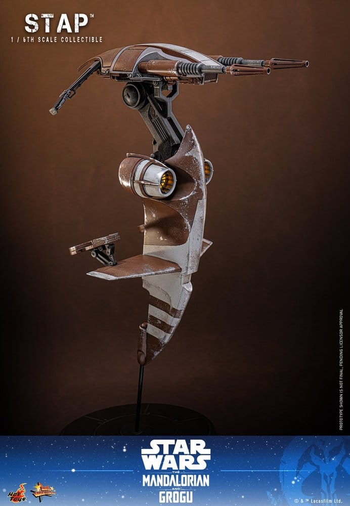 Hot Toys Star Wars: The Mandalorian & Grogu Movie Masterpiece Zubehör 1/6 STAP 32 cm