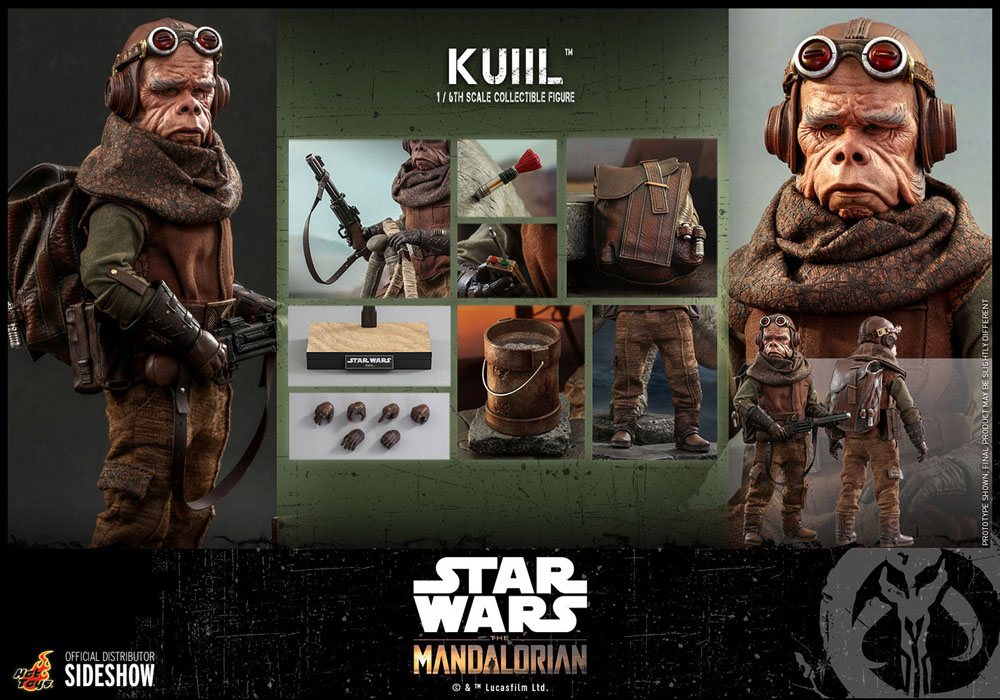 Hot Toys Star Wars The Mandalorian Kuiil 1/6 Actionfigur