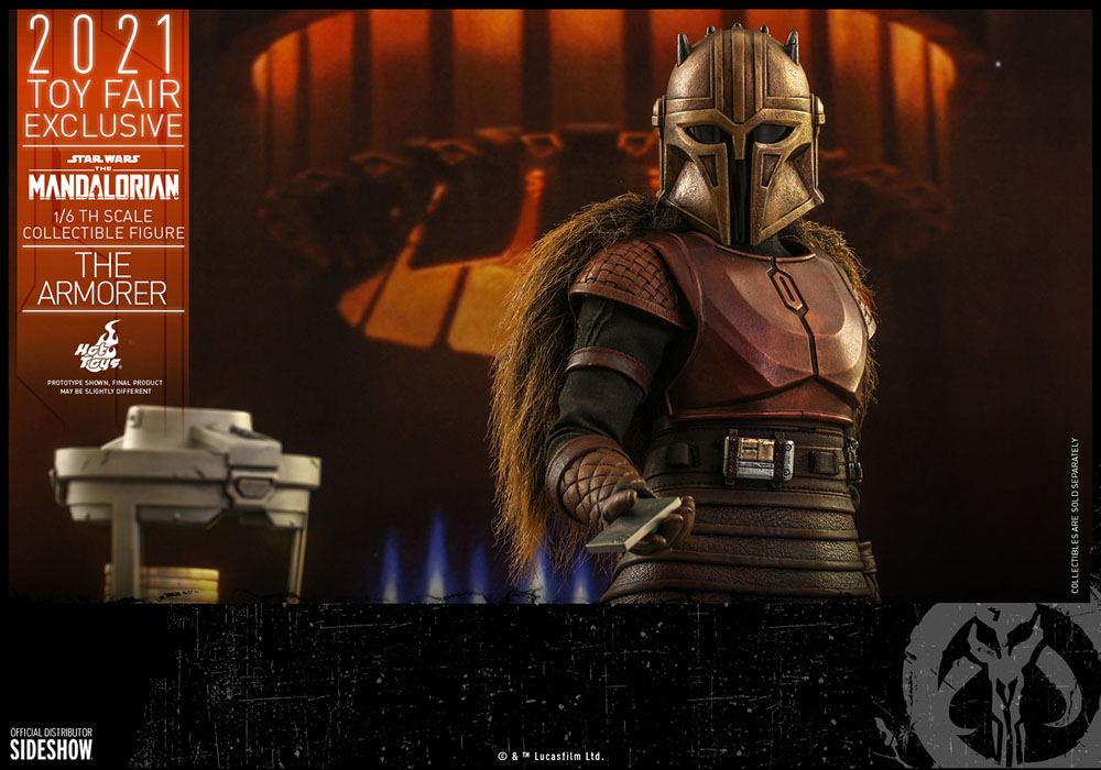 Hot Toys Star Wars The Mandalorian The Armorer 2021 Toy Fair Exclusive 1/6 Actionfigur