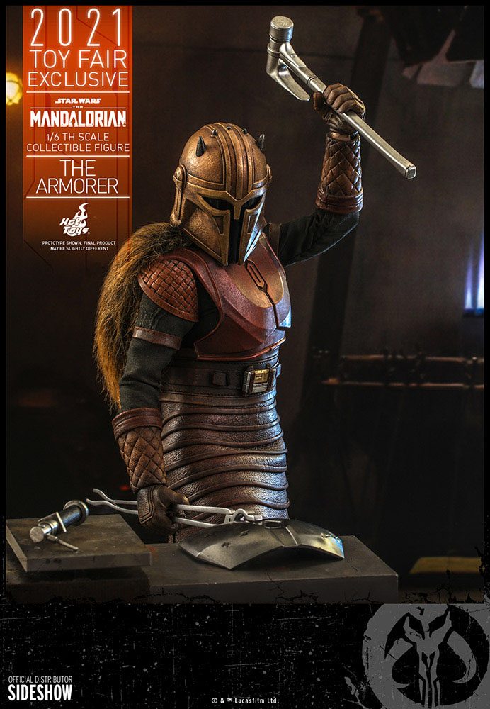 Hot Toys Star Wars The Mandalorian The Armorer 2021 Toy Fair Exclusive 1/6 Actionfigur
