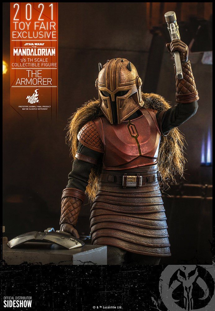 Hot Toys Star Wars The Mandalorian The Armorer 2021 Toy Fair Exclusive 1/6 Actionfigur