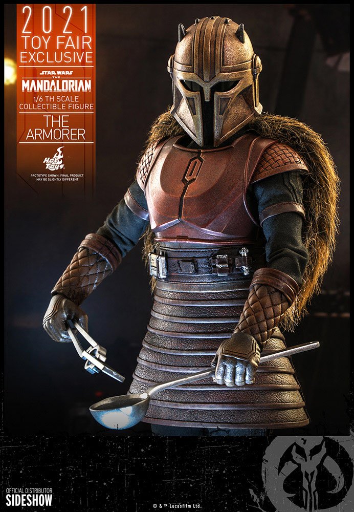 Hot Toys Star Wars The Mandalorian The Armorer 2021 Toy Fair Exclusive 1/6 Actionfigur