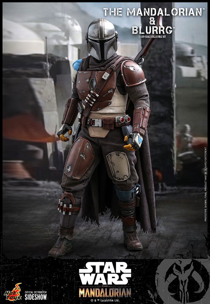 Hot Toys Star Wars The Mandalorian The Mandalorian & Blurrg Doppelpack 1/6 Actionfiguren