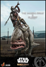 Hot Toys Star Wars The Mandalorian The Mandalorian & Blurrg Doppelpack 1/6 Actionfiguren