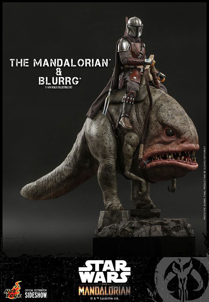 Hot Toys Star Wars The Mandalorian The Mandalorian & Blurrg Doppelpack 1/6 Actionfiguren
