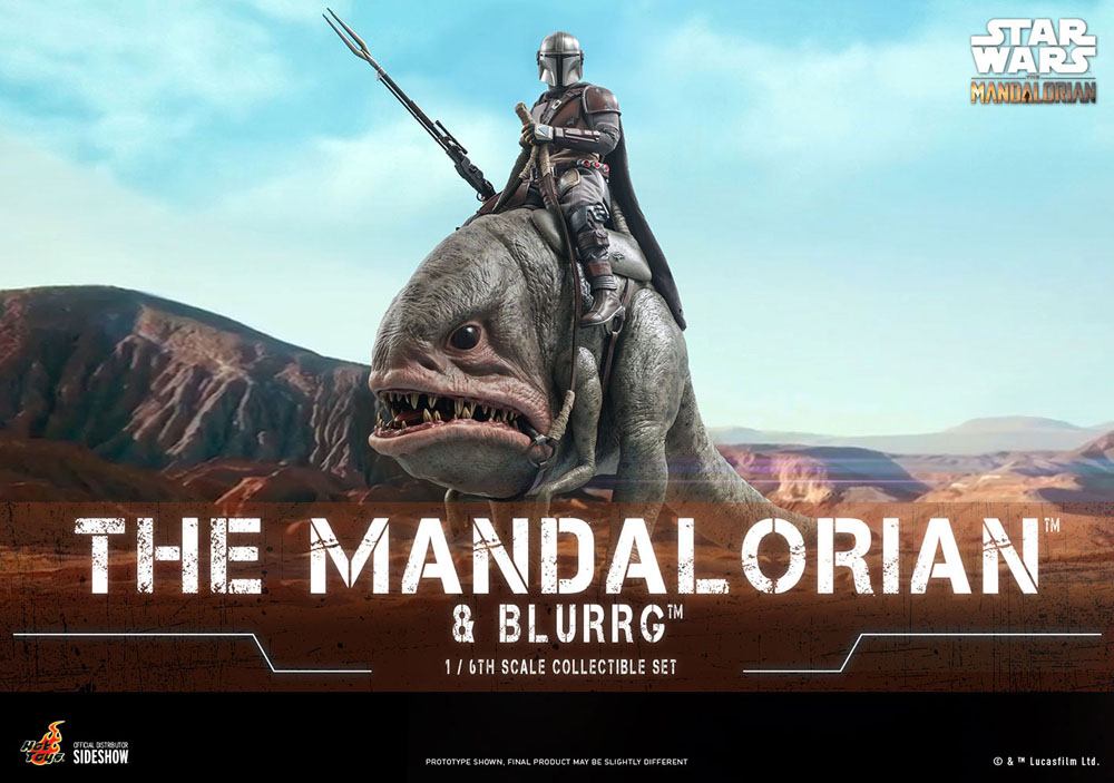 Hot Toys Star Wars The Mandalorian The Mandalorian & Blurrg Doppelpack 1/6 Actionfiguren