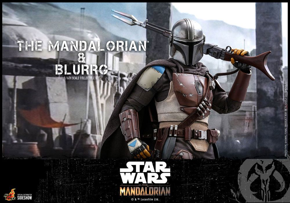 Hot Toys Star Wars The Mandalorian The Mandalorian & Blurrg Doppelpack 1/6 Actionfiguren
