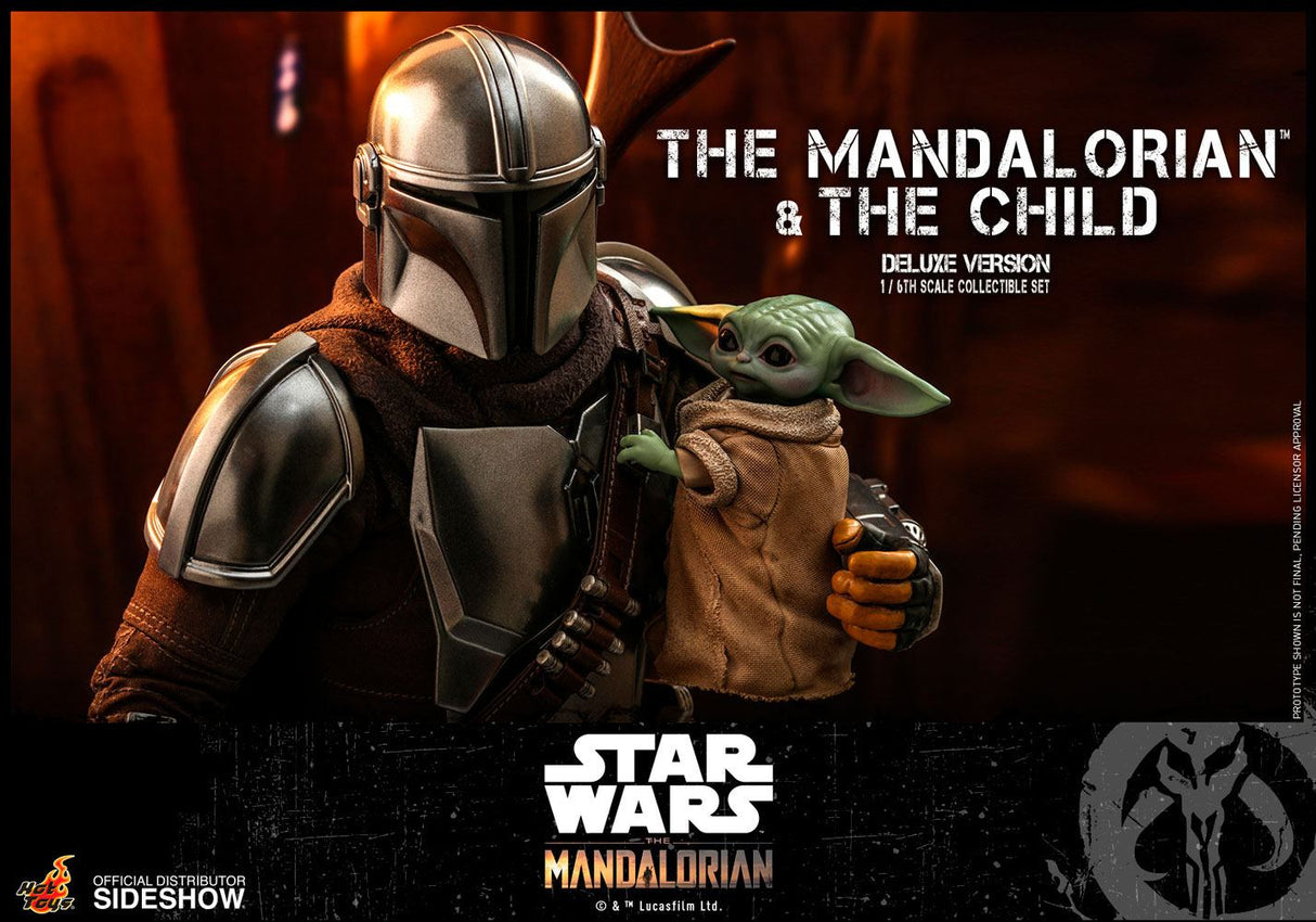 Hot Toys Star Wars The Mandalorian The Mandalorian & The Child Deluxe 1/6 Doppelpack Actionfiguren