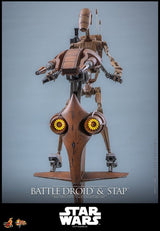 Hot Toys Star Wars The Phantom Menace Battle Droid & STAP 1/6 Actionfiguren Set