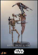 Hot Toys Star Wars The Phantom Menace Battle Droid & STAP 1/6 Actionfiguren Set