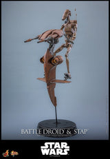 Hot Toys Star Wars The Phantom Menace Battle Droid & STAP 1/6 Actionfiguren Set