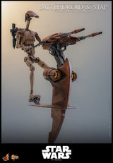 Hot Toys Star Wars The Phantom Menace Battle Droid & STAP 1/6 Actionfiguren Set