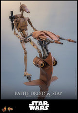 Hot Toys Star Wars The Phantom Menace Battle Droid & STAP 1/6 Actionfiguren Set