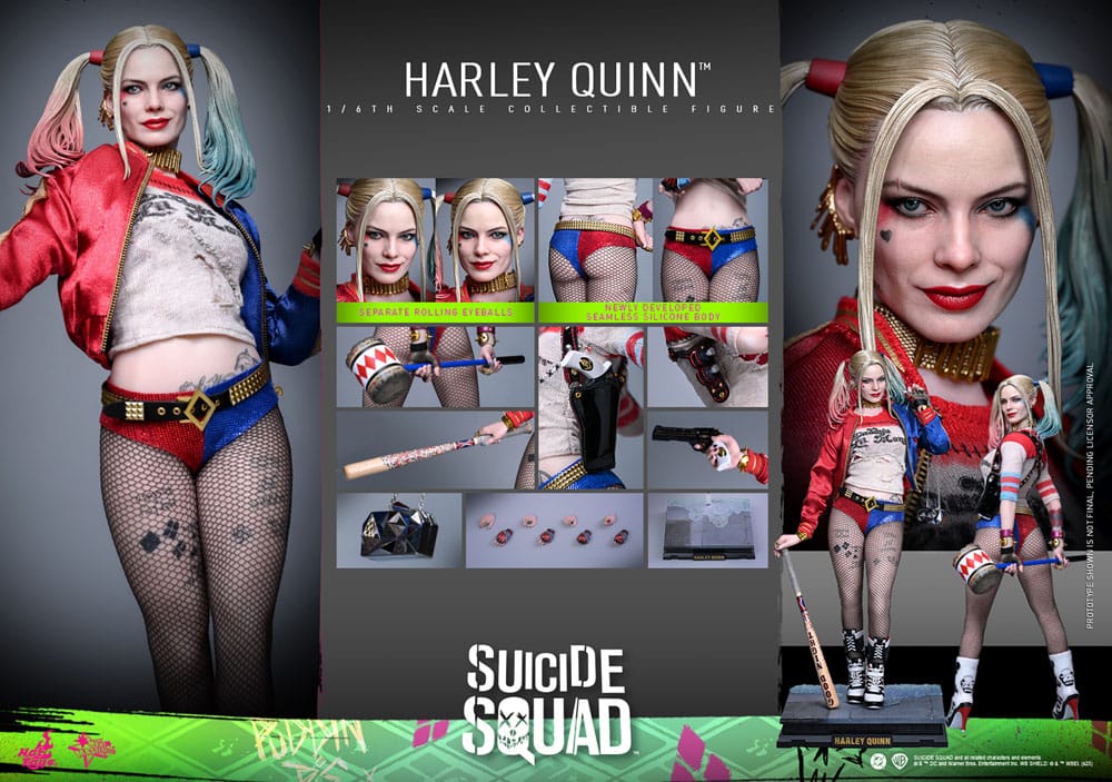Hot Toys Suicide Squad Harley Quinn Movie Masterpiece 1/6 Actionfigur