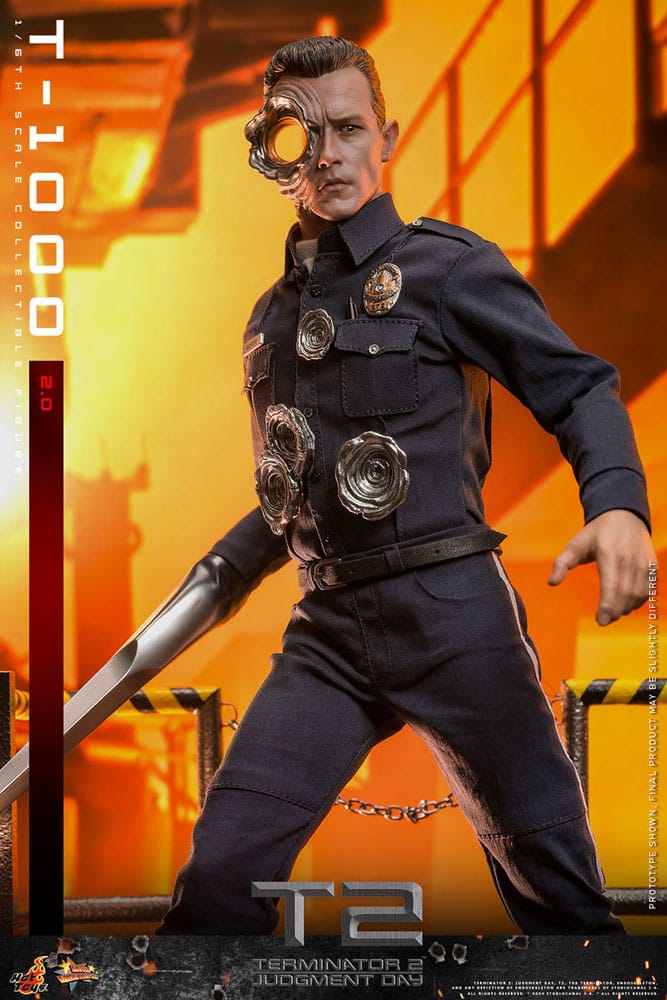 Hot Toys Terminator 2 T-1000 (2.0) Movie Masterpiece 1/6 Actionfigur