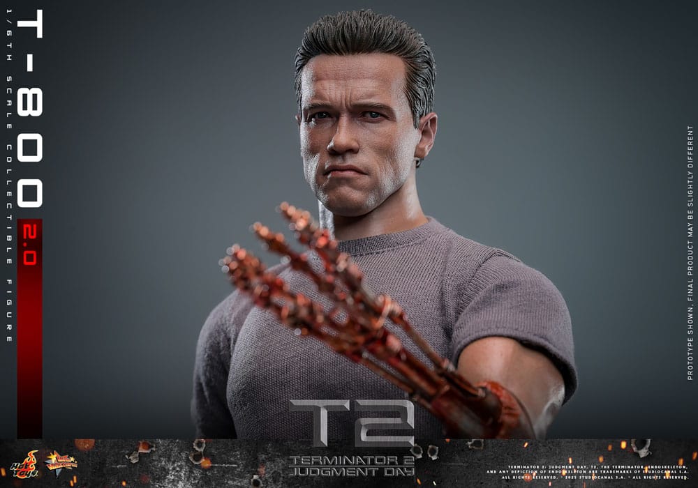 Hot Toys Terminator 2 T-800 2.0 1/6 Actionfigur