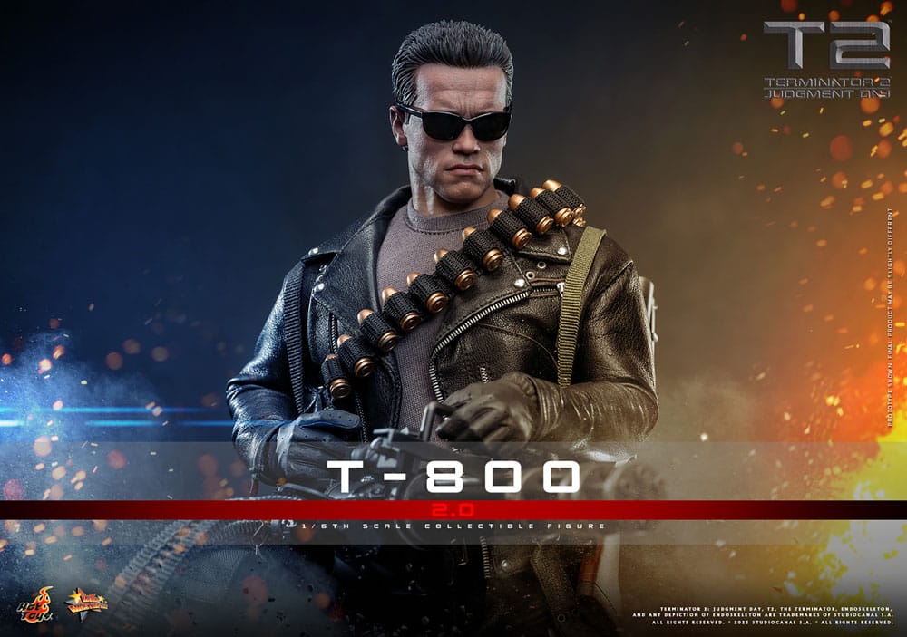 Hot Toys Terminator 2 T-800 2.0 1/6 Actionfigur