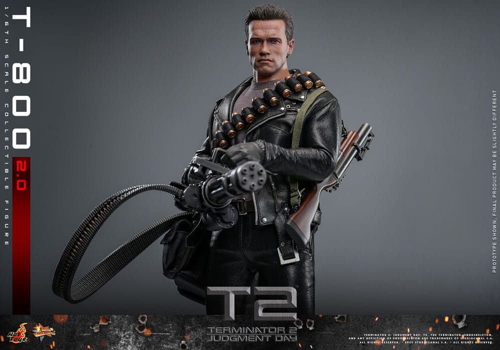 Hot Toys Terminator 2 T-800 2.0 1/6 Actionfigur