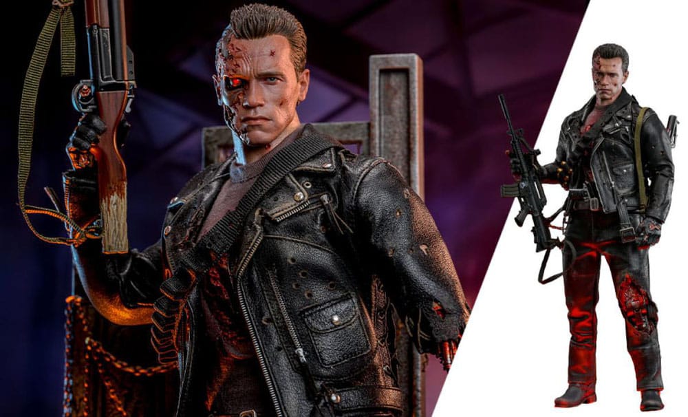 Hot Toys Terminator 2 T-800 Battle Damaged Version 2.0 1/6 Actionfigur