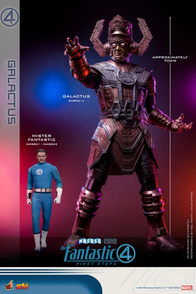 Hot Toys The Fantastic Four First Steps Galactus Jumbo Sofvi Masterpiece Vinyl-Figur