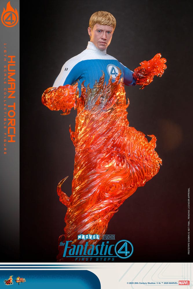 Hot Toys The Fantastic Four First Steps Human Torch 1/6 Actionfigur