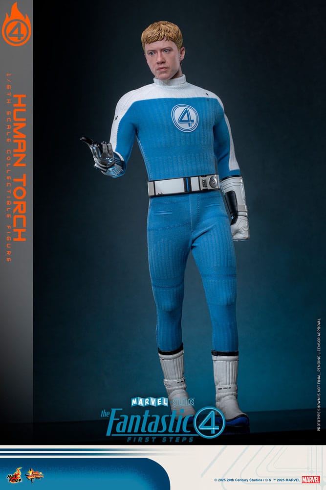 Hot Toys The Fantastic Four First Steps Human Torch 1/6 Actionfigur