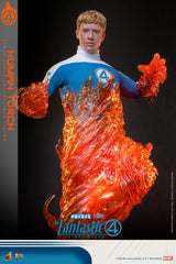 Hot Toys The Fantastic Four First Steps Human Torch Movie Masterpiece 1/6 Actionfigur
