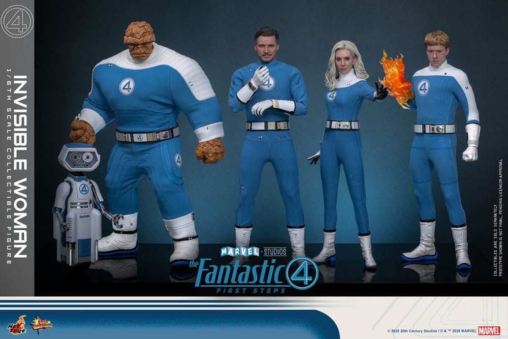 Hot Toys The Fantastic Four First Steps Invisible Woman 1/6 Actionfigur