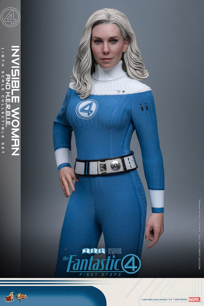 Hot Toys The Fantastic Four First Steps Invisible Woman & H.E.R.B.I.E. 1/6 Actionfiguren