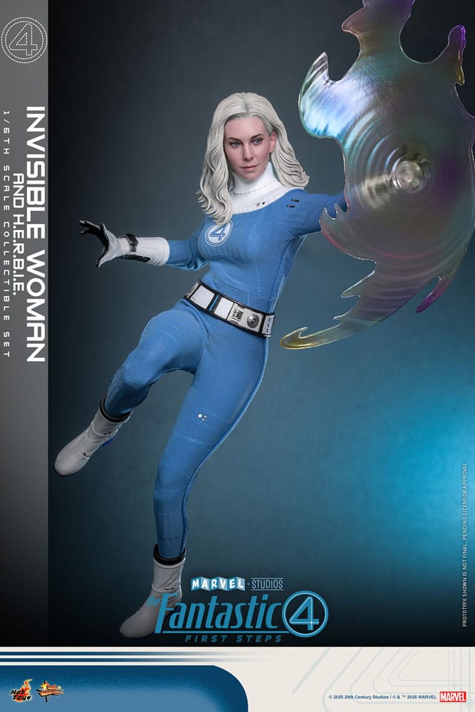 The Fantastic Four First Steps Invisible Woman & H.E.R.B.I.E. 1/6 Actionfiguren