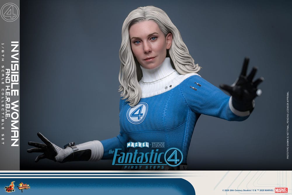 The Fantastic Four First Steps Invisible Woman & H.E.R.B.I.E. 1/6 Actionfiguren