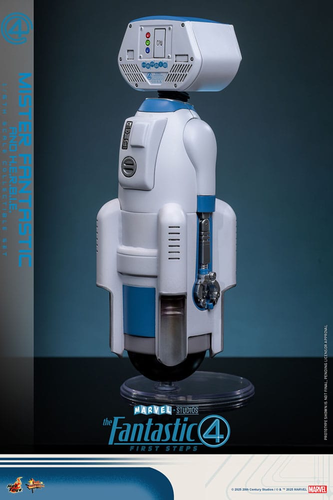 Hot Toys The Fantastic Four First Steps Mister Fantastic H.E.R.B.I.E. Movie Masterpiece 1/6 Actionfiguren 2er-Pack
