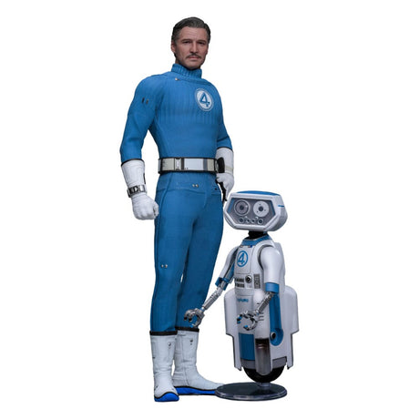 Hot Toys The Fantastic Four First Steps Mister Fantastic H.E.R.B.I.E. Movie Masterpiece 1/6 Actionfiguren 2er-Pack