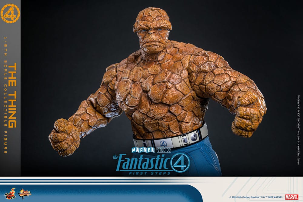 Hot Toys The Fantastic Four: First Steps Movie Masterpiece Actionfigur 1/6 The Thing 31 cm