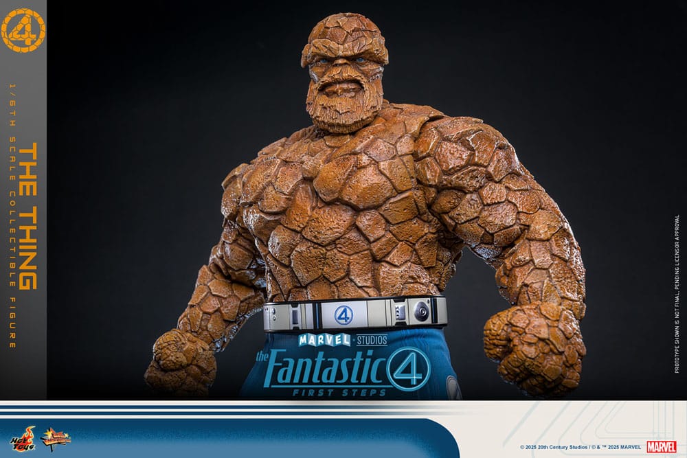 Hot Toys The Fantastic Four: First Steps Movie Masterpiece Actionfigur 1/6 The Thing 31 cm