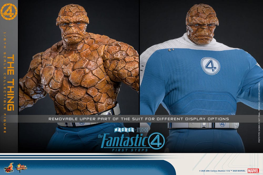 Hot Toys The Fantastic Four First Steps The Thing 1/6 Actionfigur