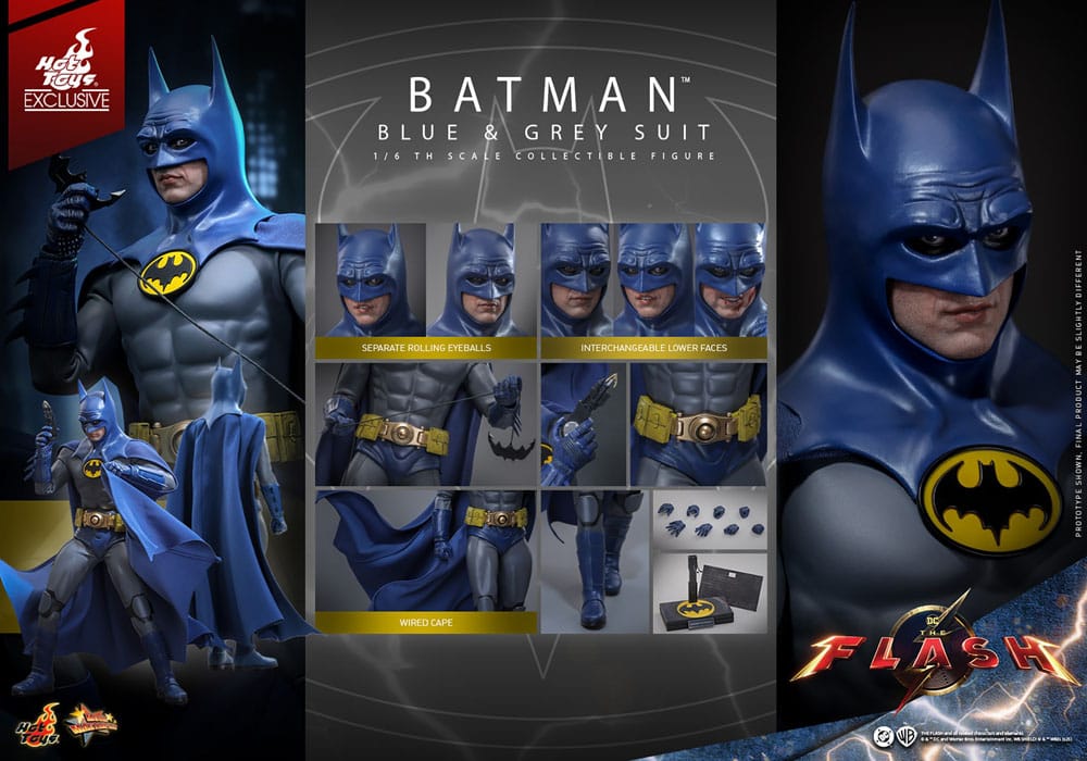 Hot Toys The Flash Batman (Blue & Grey Suit) Limited Edition Hot Toys Exclusive 1/6 Actionfigur