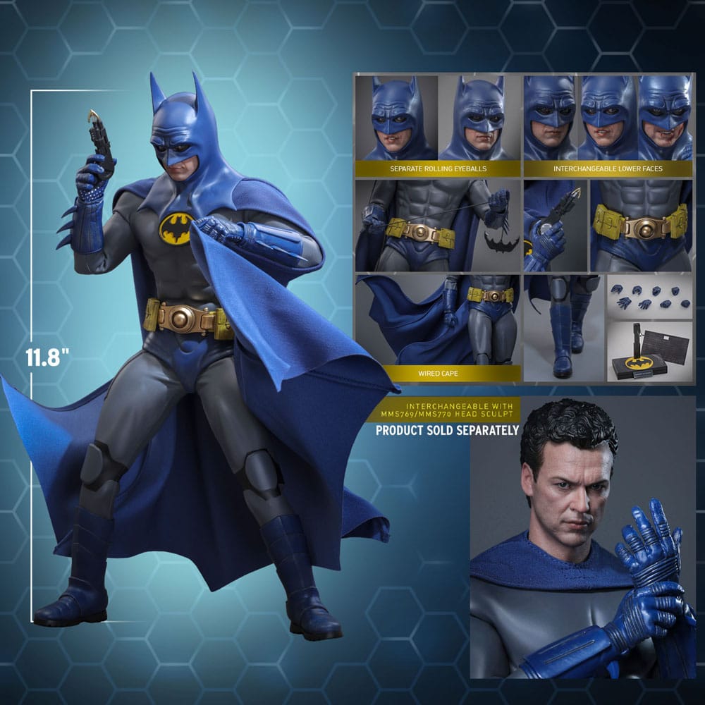 Hot Toys The Flash Batman (Blue & Grey Suit) Limited Exclusive 1/6 Actionfigur